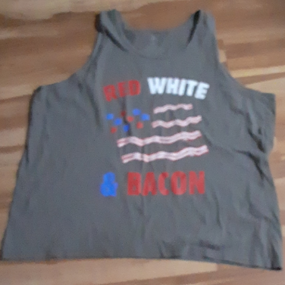 Men's Patriotic Tank Top - Red, White & Blue Design